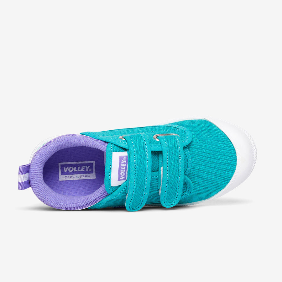 TURQUOISE/LAVENDER/WHITE