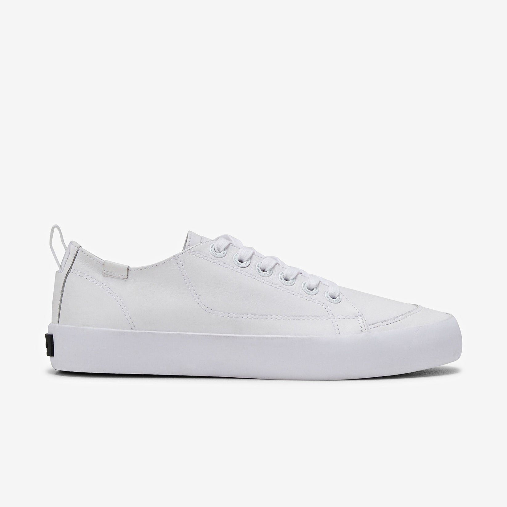 Deuce Leather Low White Leather – Volley Australia