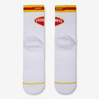 VEGEMITE Mid Sock White