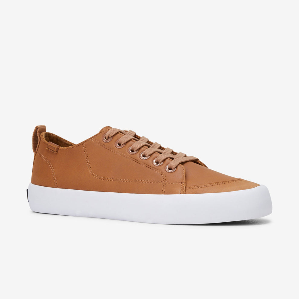 Deuce Leather Low Tan Leather Volley Australia