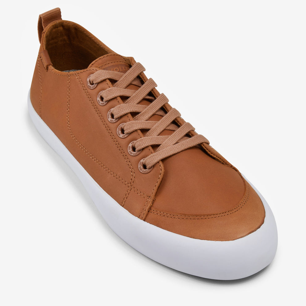 Deuce Leather Low Tan Leather Volley Australia
