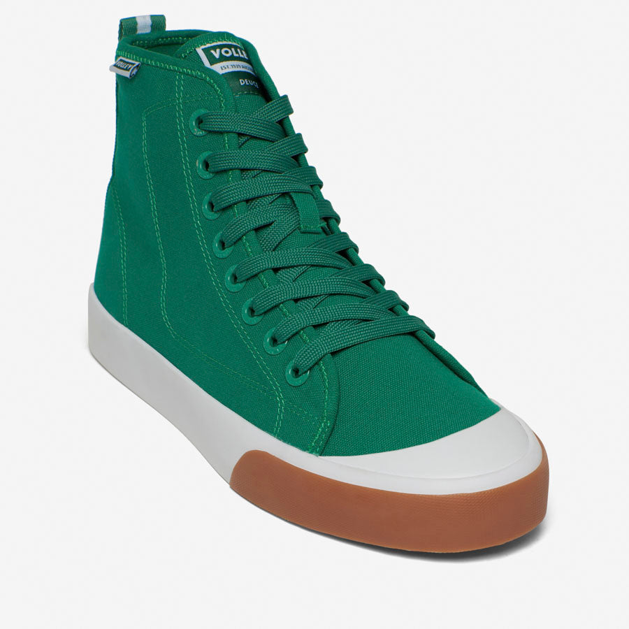 Green high deals top shoes