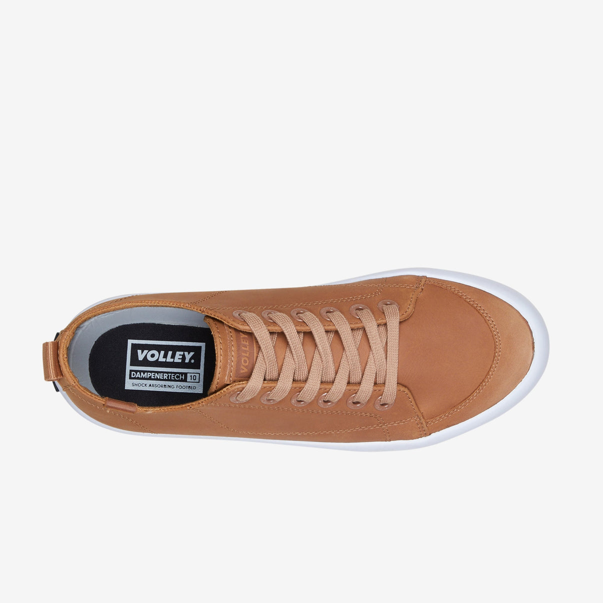 Deuce Leather Low Tan Leather Volley Australia