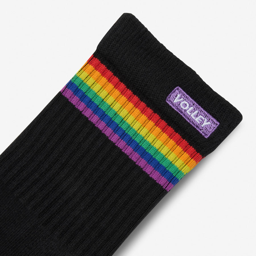 Pride Mid Sock Black