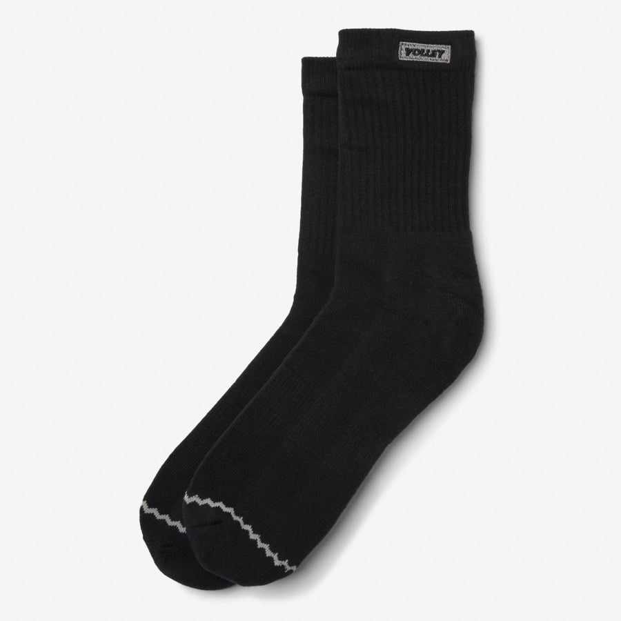 Volley Mid Sock Black/Black