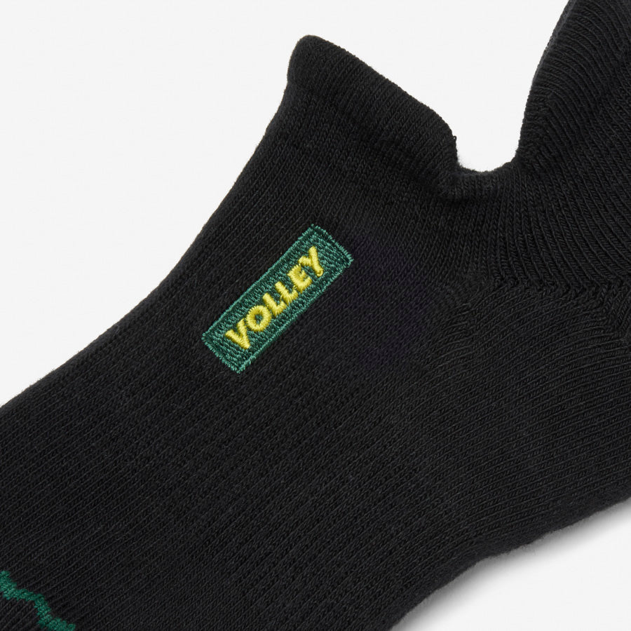 Volley No-Show Sock Black