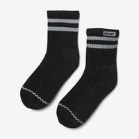 Junior Mid Socks Black/Grey