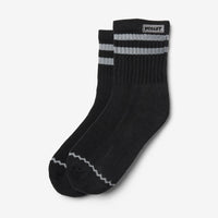 Junior Mid Socks Black/Grey