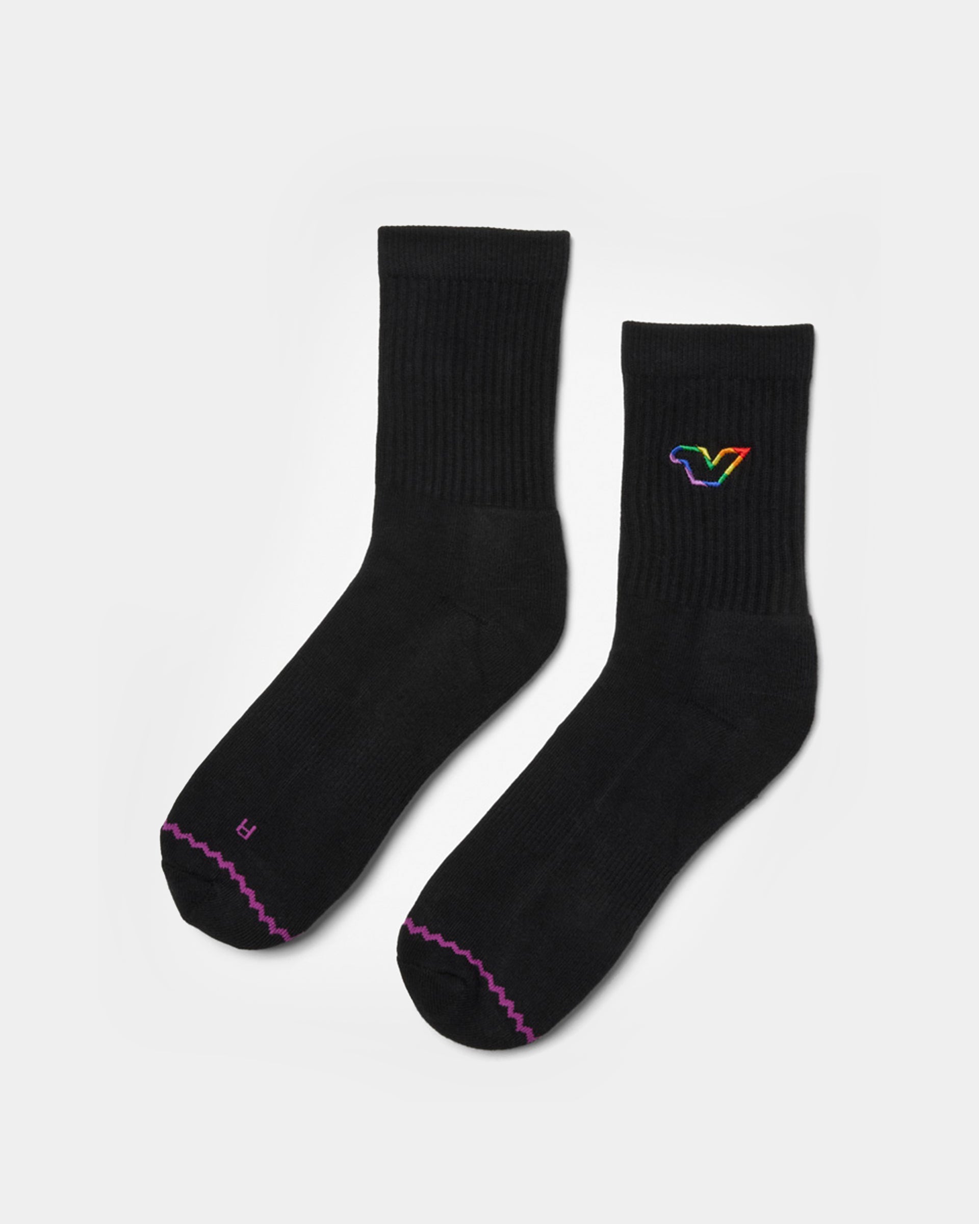 Pride V Mid Socks Black