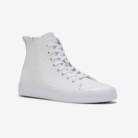 Deuce Leather High White Leather