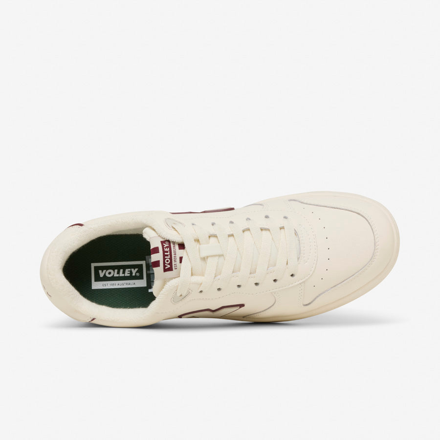 Tiebreak Antique White/Burgundy