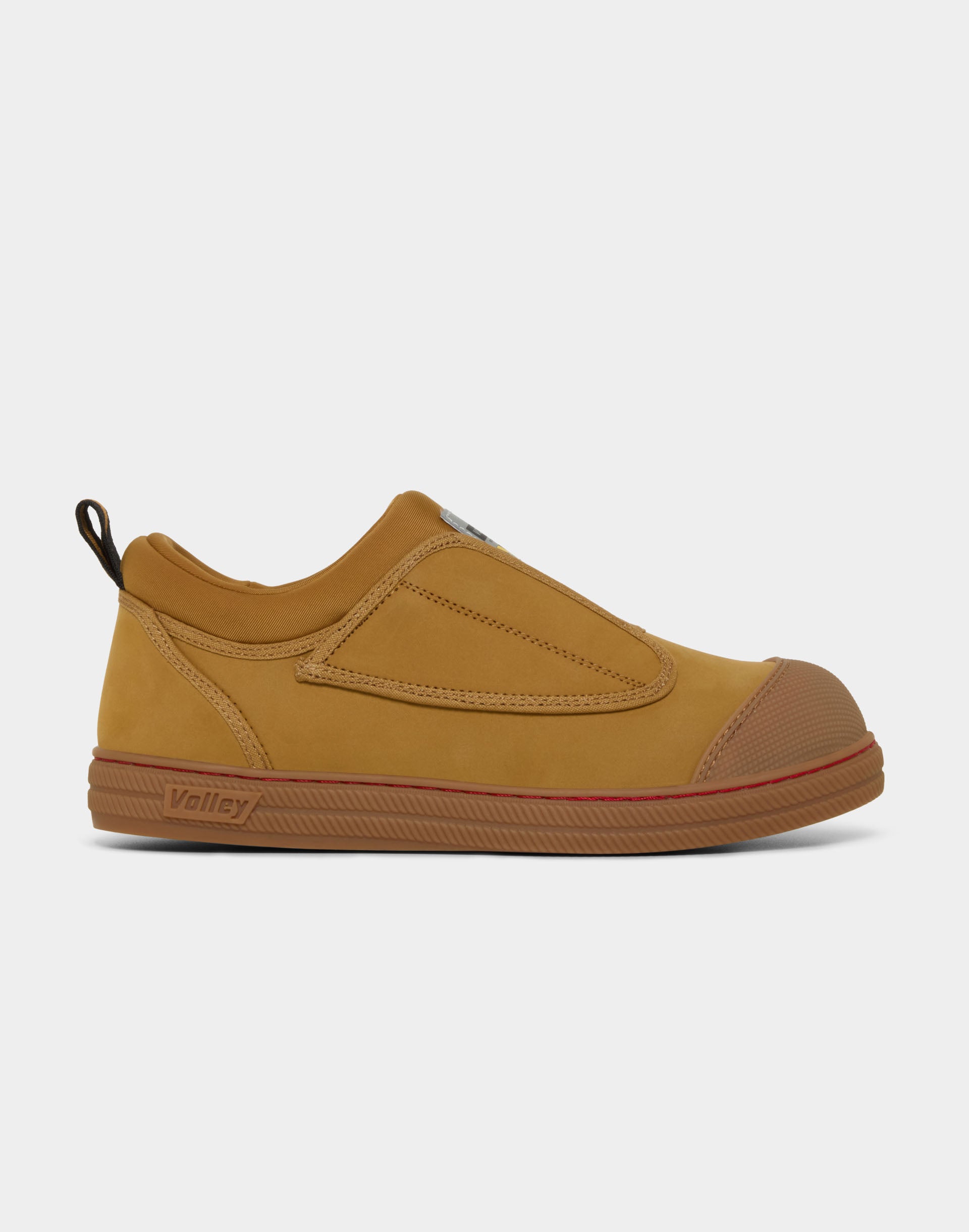 Safety Leather Slip On Tan