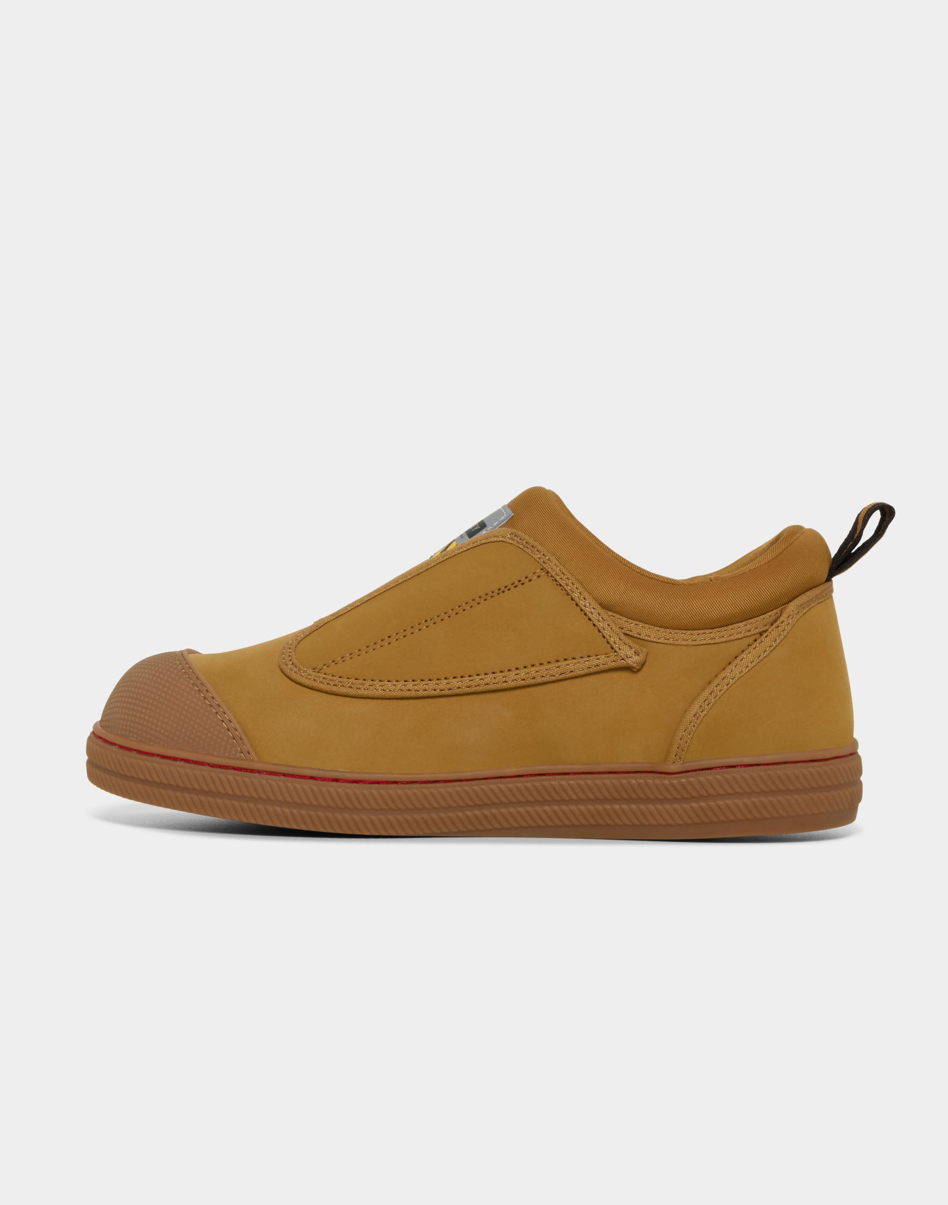 Safety Leather Slip On Tan