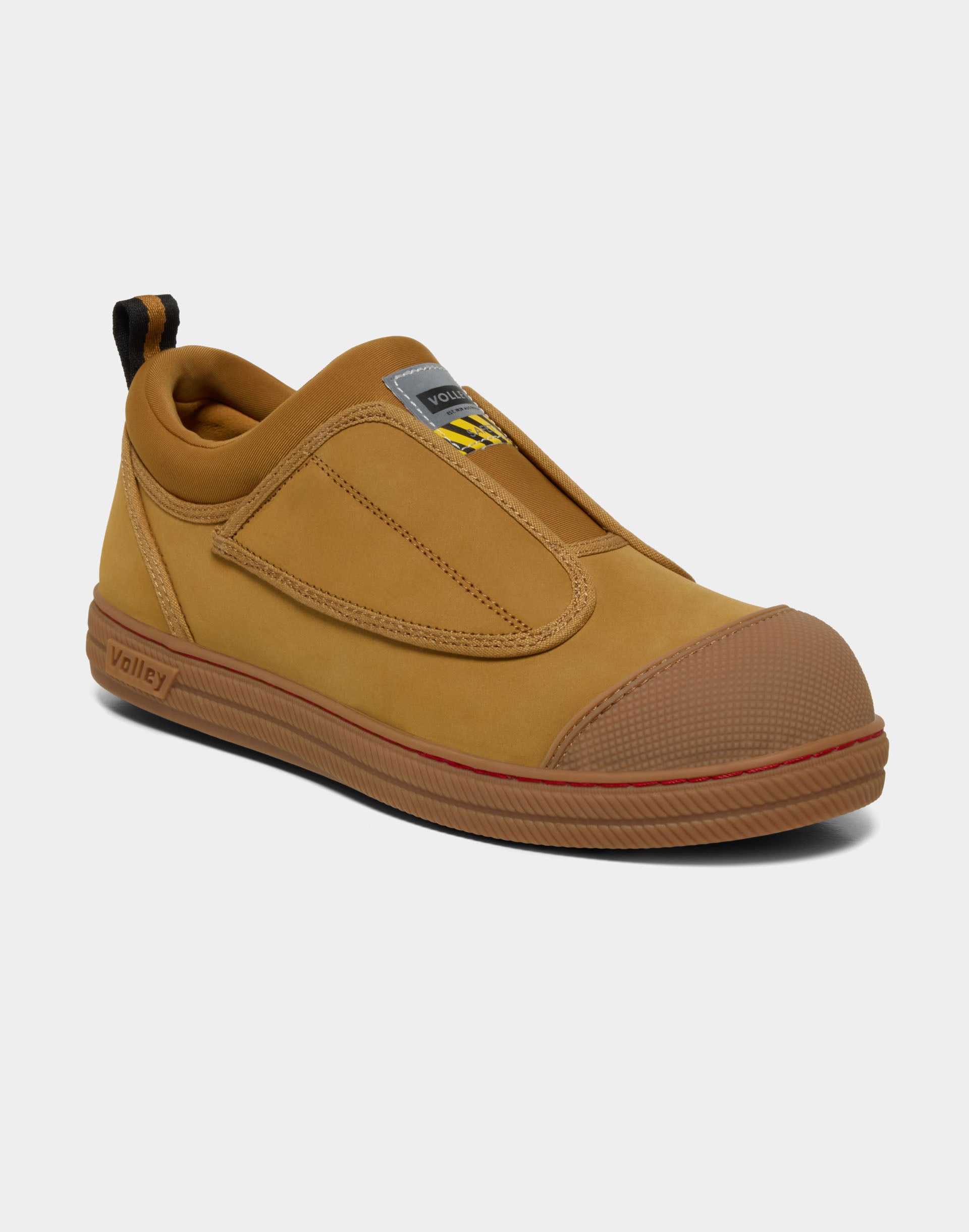 Safety Leather Slip On Tan