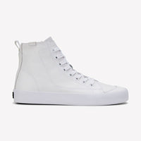 Deuce Leather High White Leather